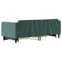 Trundle sofa bed with drawers dark green velvet 90x200 cm by vidaXL, Beds and slatted bases - Ref: Foro24-3197113, Price: 327...