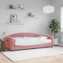 Sofá cama con colchón terciopelo rosa 90x200 cm de vidaXL, Camas y somieres - Ref: Foro24-3197280, Precio: 347,94 €, Descuent...