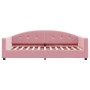 Sofá cama con colchón terciopelo rosa 90x200 cm de vidaXL, Camas y somieres - Ref: Foro24-3197280, Precio: 341,99 €, Descuent...