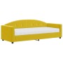 Sofá cama con colchón terciopelo amarillo 80x200 cm de vidaXL, Camas y somieres - Ref: Foro24-3197275, Precio: 322,79 €, Desc...