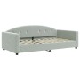 Sofá cama con colchón terciopelo gris claro 100x200 cm de vidaXL, Camas y somieres - Ref: Foro24-3197284, Precio: 344,99 €, D...