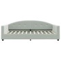 Sofá cama con colchón terciopelo gris claro 100x200 cm de vidaXL, Camas y somieres - Ref: Foro24-3197284, Precio: 344,99 €, D...