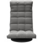 Dark Gray Velvet Swivel Floor Chair by vidaXL, Floor chairs - Ref: Foro24-336565, Price: 125,36 €, Discount: %