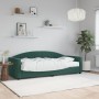 Sofa bed with dark green velvet mattress 80x200 cm by vidaXL, Beds and slatted bases - Ref: Foro24-3197272, Price: 325,84 €, ...