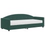 Sofa bed with dark green velvet mattress 80x200 cm by vidaXL, Beds and slatted bases - Ref: Foro24-3197272, Price: 325,84 €, ...