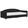 Sofa bed with black velvet mattress 90x200 cm by vidaXL, Beds and slatted bases - Ref: Foro24-3197281, Price: 341,21 €, Disco...