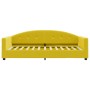 Sofa bed with yellow velvet mattress 90x200 cm by vidaXL, Beds and slatted bases - Ref: Foro24-3197282, Price: 336,73 €, Disc...