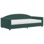 Sofa bed with dark green velvet mattress 100x200 cm by vidaXL, Beds and slatted bases - Ref: Foro24-3197286, Price: 386,22 €,...