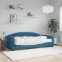 Sofá cama con colchón terciopelo azul 100x200 cm de vidaXL, Camas y somieres - Ref: Foro24-3197283, Precio: 351,99 €, Descuen...