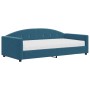 Sofá cama con colchón terciopelo azul 100x200 cm de vidaXL, Camas y somieres - Ref: Foro24-3197283, Precio: 351,99 €, Descuen...