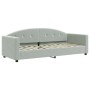 Sofá cama con colchón terciopelo gris claro 80x200 cm de vidaXL, Camas y somieres - Ref: Foro24-3197270, Precio: 328,41 €, De...