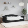 Sofá cama con colchón terciopelo negro 100x200 cm de vidaXL, Camas y somieres - Ref: Foro24-3197288, Precio: 357,08 €, Descue...