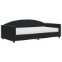 Sofa bed with black velvet mattress 100x200 cm by vidaXL, Beds and slatted bases - Ref: Foro24-3197288, Price: 357,08 €, Disc...