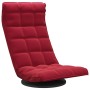 Silla de suelo giratoria de terciopelo rojo tinto de vidaXL, Sillas de suelo - Ref: Foro24-336569, Precio: 117,73 €, Descuent...