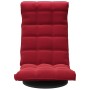 Silla de suelo giratoria de terciopelo rojo tinto de vidaXL, Sillas de suelo - Ref: Foro24-336569, Precio: 117,73 €, Descuent...