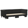 Sofá cama nido terciopelo negro 80x200 cm de vidaXL, Camas y somieres - Ref: Foro24-3197768, Precio: 290,64 €, Descuento: %