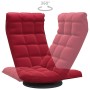 Silla de suelo giratoria de terciopelo rojo tinto de vidaXL, Sillas de suelo - Ref: Foro24-336569, Precio: 117,73 €, Descuent...