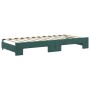 Sofá cama nido terciopelo verde oscuro 90x200 cm de vidaXL, Camas y somieres - Ref: Foro24-3197773, Precio: 280,28 €, Descuen...