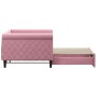 Sofá cama nido terciopelo rosa 90x200 cm de vidaXL, Camas y somieres - Ref: Foro24-3197774, Precio: 281,54 €, Descuento: %