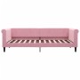 Sofá cama nido terciopelo rosa 90x200 cm de vidaXL, Camas y somieres - Ref: Foro24-3197774, Precio: 281,54 €, Descuento: %