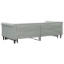 Light gray velvet trundle sofa bed 90x200 cm by vidaXL, Beds and slatted bases - Ref: Foro24-3197771, Price: 283,58 €, Discou...