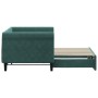 Dark green velvet trundle sofa bed 80x200 cm by vidaXL, Beds and slatted bases - Ref: Foro24-3197766, Price: 289,99 €, Discou...