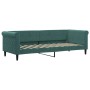 Dark green velvet trundle sofa bed 80x200 cm by vidaXL, Beds and slatted bases - Ref: Foro24-3197766, Price: 289,99 €, Discou...