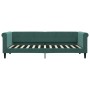 Dark green velvet trundle sofa bed 80x200 cm by vidaXL, Beds and slatted bases - Ref: Foro24-3197766, Price: 289,99 €, Discou...