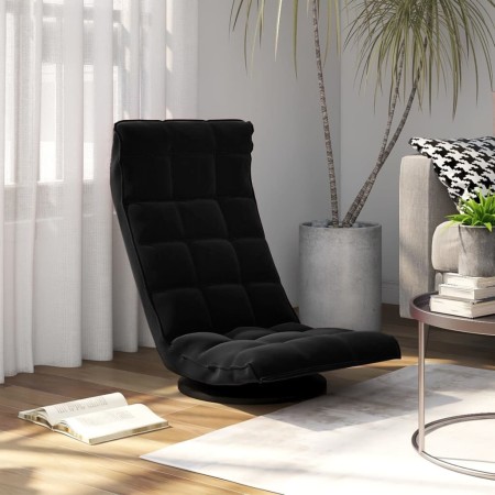 Black Velvet Swivel Floor Chair by vidaXL, Floor chairs - Ref: Foro24-336570, Price: 147,97 €, Discount: %