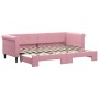 Sofá cama nido terciopelo rosa 80x200 cm de vidaXL, Camas y somieres - Ref: Foro24-3197767, Precio: 277,70 €, Descuento: %