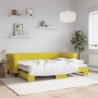 Sofá cama nido terciopelo amarillo 80x200 cm de vidaXL, Camas y somieres - Ref: Foro24-3197769, Precio: 294,86 €, Descuento: %