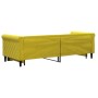 Sofá cama nido terciopelo amarillo 80x200 cm de vidaXL, Camas y somieres - Ref: Foro24-3197769, Precio: 294,86 €, Descuento: %