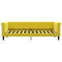 Sofá cama nido terciopelo amarillo 80x200 cm de vidaXL, Camas y somieres - Ref: Foro24-3197769, Precio: 294,86 €, Descuento: %