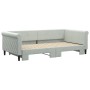 Sofá cama nido terciopelo gris claro 100x200 cm de vidaXL, Camas y somieres - Ref: Foro24-3197778, Precio: 299,97 €, Descuent...