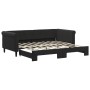 Sofá cama nido terciopelo negro 90x190 cm de vidaXL, Camas y somieres - Ref: Foro24-3197786, Precio: 315,00 €, Descuento: %