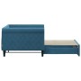 Blue velvet trundle sofa bed 90x200 cm by vidaXL, Beds and slatted bases - Ref: Foro24-3197770, Price: 278,40 €, Discount: %