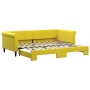 Sofá cama nido terciopelo amarillo 90x200 cm de vidaXL, Camas y somieres - Ref: Foro24-3197776, Precio: 303,29 €, Descuento: %