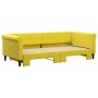 Sofá cama nido terciopelo amarillo 90x200 cm de vidaXL, Camas y somieres - Ref: Foro24-3197776, Precio: 303,29 €, Descuento: %