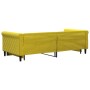 Sofá cama nido terciopelo amarillo 90x200 cm de vidaXL, Camas y somieres - Ref: Foro24-3197776, Precio: 303,29 €, Descuento: %