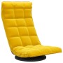 Silla de suelo giratoria de terciopelo amarillo de vidaXL, Sillas de suelo - Ref: Foro24-336571, Precio: 153,17 €, Descuento: %