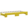 Sofá cama nido terciopelo amarillo 90x200 cm de vidaXL, Camas y somieres - Ref: Foro24-3197776, Precio: 303,29 €, Descuento: %