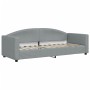 Sofa bed with light gray fabric mattress 80x200 cm by vidaXL, Beds and slatted bases - Ref: Foro24-3197165, Price: 321,99 €, ...