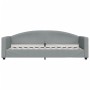 Sofa bed with light gray fabric mattress 80x200 cm by vidaXL, Beds and slatted bases - Ref: Foro24-3197165, Price: 321,99 €, ...