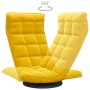 Silla de suelo giratoria de terciopelo amarillo de vidaXL, Sillas de suelo - Ref: Foro24-336571, Precio: 153,17 €, Descuento: %