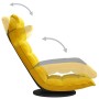 Silla de suelo giratoria de terciopelo amarillo de vidaXL, Sillas de suelo - Ref: Foro24-336571, Precio: 153,17 €, Descuento: %