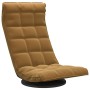 Brown Velvet Swivel Floor Chair by vidaXL, Floor chairs - Ref: Foro24-336572, Price: 116,96 €, Discount: %