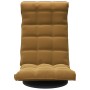 Brown Velvet Swivel Floor Chair by vidaXL, Floor chairs - Ref: Foro24-336572, Price: 116,96 €, Discount: %