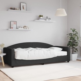 Sofa bed with black fabric mattress 90x200 cm by vidaXL, Beds and slatted bases - Ref: Foro24-3197172, Price: 332,81 €, Disco...