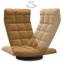 Brown Velvet Swivel Floor Chair by vidaXL, Floor chairs - Ref: Foro24-336572, Price: 116,96 €, Discount: %