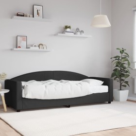 Sofá cama con colchón tela negro 80x200 cm de vidaXL, Camas y somieres - Ref: Foro24-3197167, Precio: 324,35 €, Descuento: %